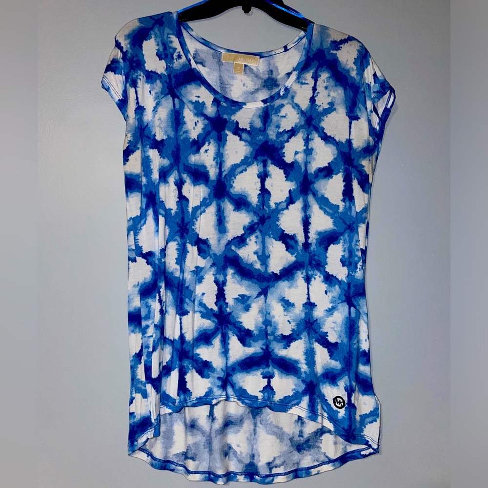 💙Michael Kors Blue Tie-Dye Women's Top